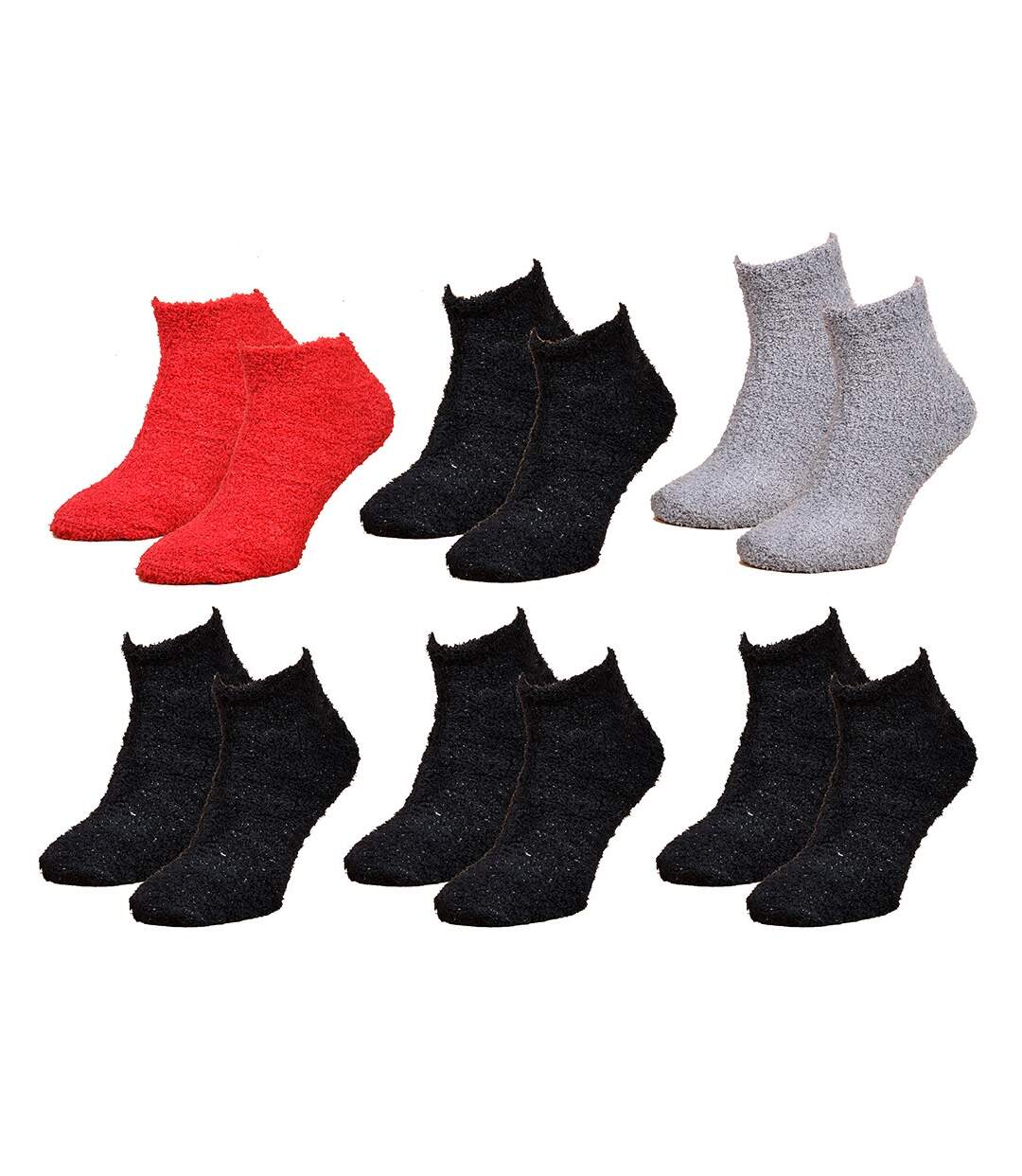 Chaussettes pour Femme Casa Socks Toucher Doux Pack de 6 Paires Toucher Doux-1