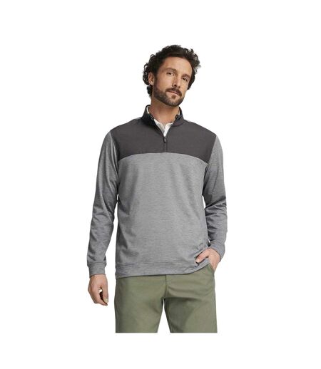 Mens Cloudspun Colour Block Jumper Black Puma