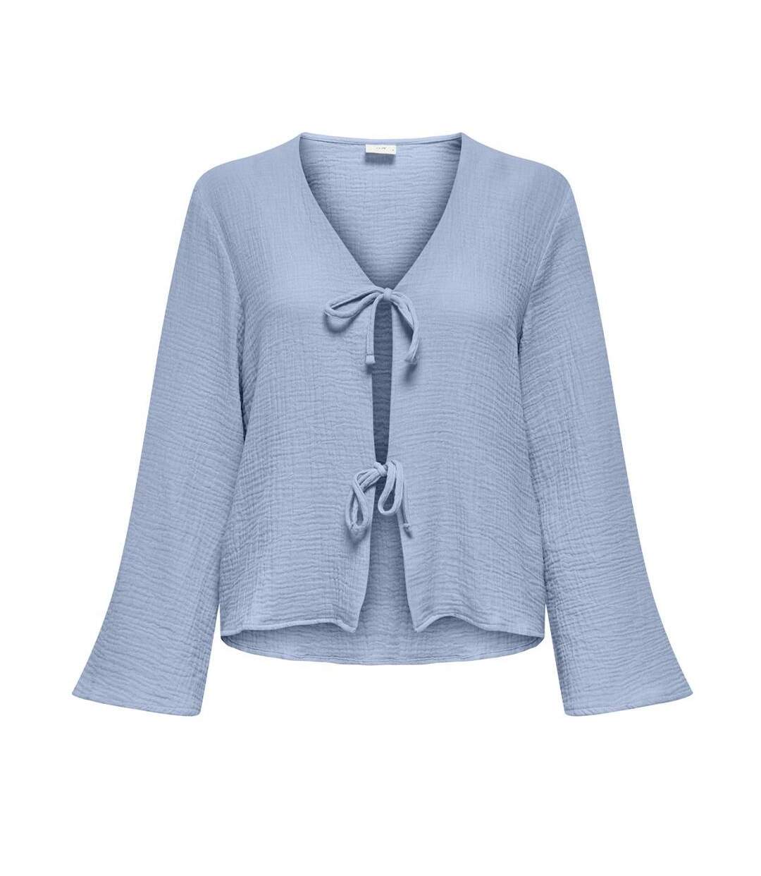 Blouse bleu femme jdy theis life-1
