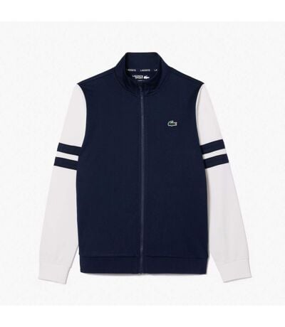 Veste De Survêtement Homme Bleu Marine Blanc Lacoste