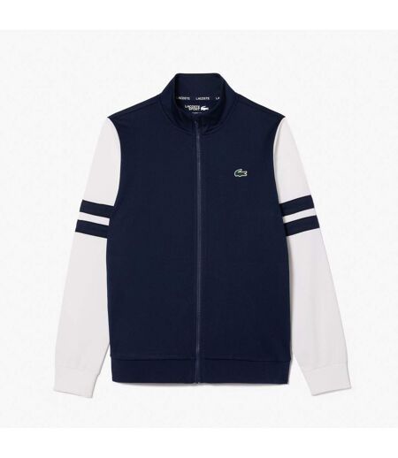 Veste De Survêtement Homme Bleu Marine Blanc Lacoste