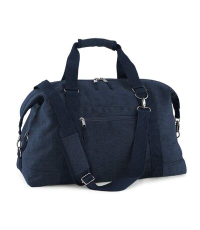 Sac de voyage en toile vintage canvas weekender - BG650 - bleu