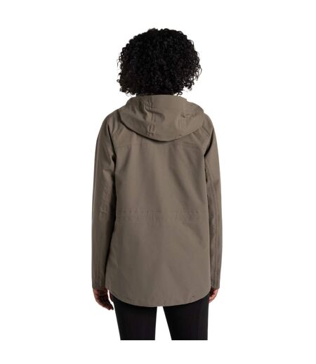 Veste Imperméable Caldbeck Ll Femme Marron Gris Craghoppers