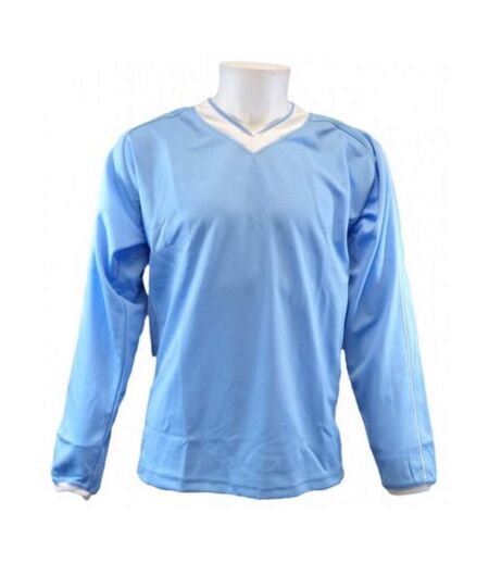 Unisex adult jersey football shirt sky blue/white Carta Sport