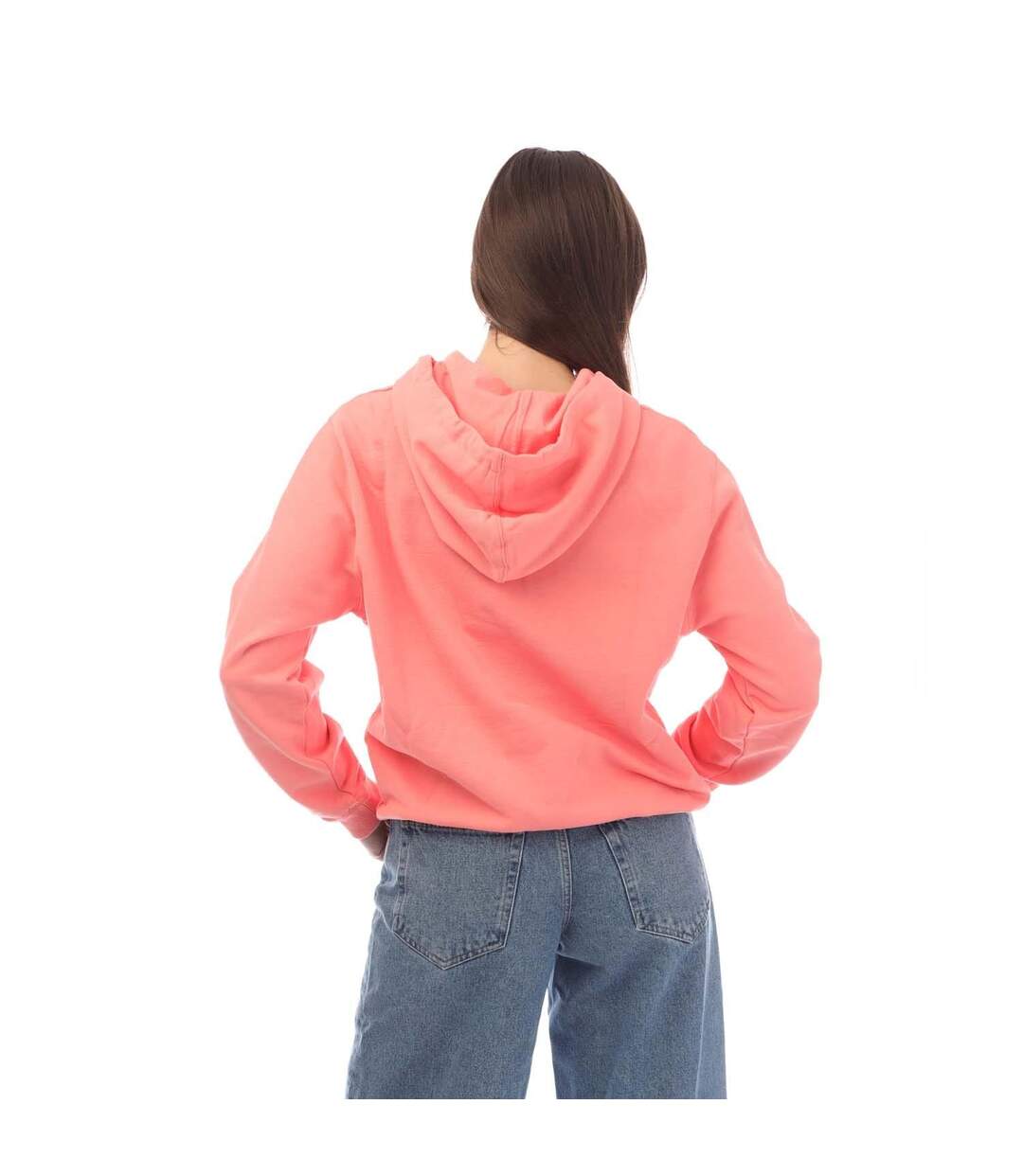 Sweat À Capuche Femme Rose Off White-3
