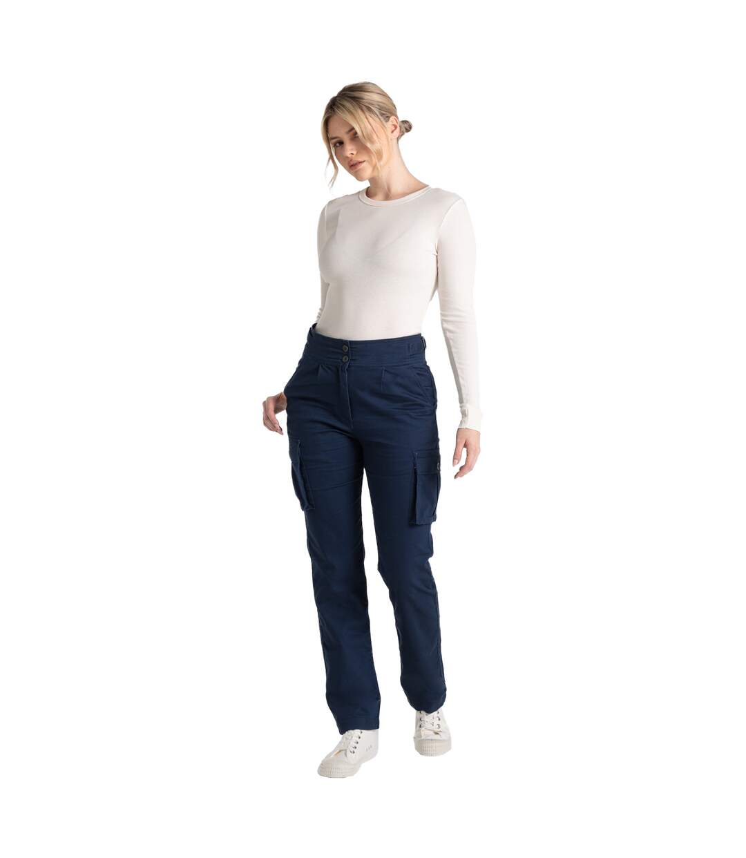 Pantalon araby femme bleu marine Craghoppers-3