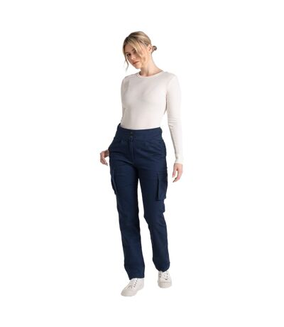 Womens/ladies Araby Trousers Blue Navy Craghoppers