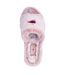Womens/ladies Cozy Faux Fur Wedge Slippers Blush Skechers-4