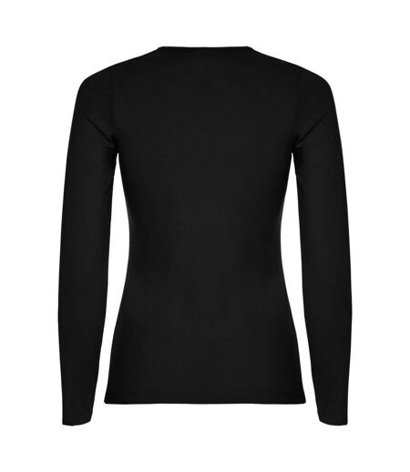 Roly Womens/Ladies Extreme Long-Sleeved T-Shirt (Solid Black) - UTPF4235