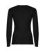 Roly Womens/Ladies Extreme Long-Sleeved T-Shirt (Solid Black) - UTPF4235