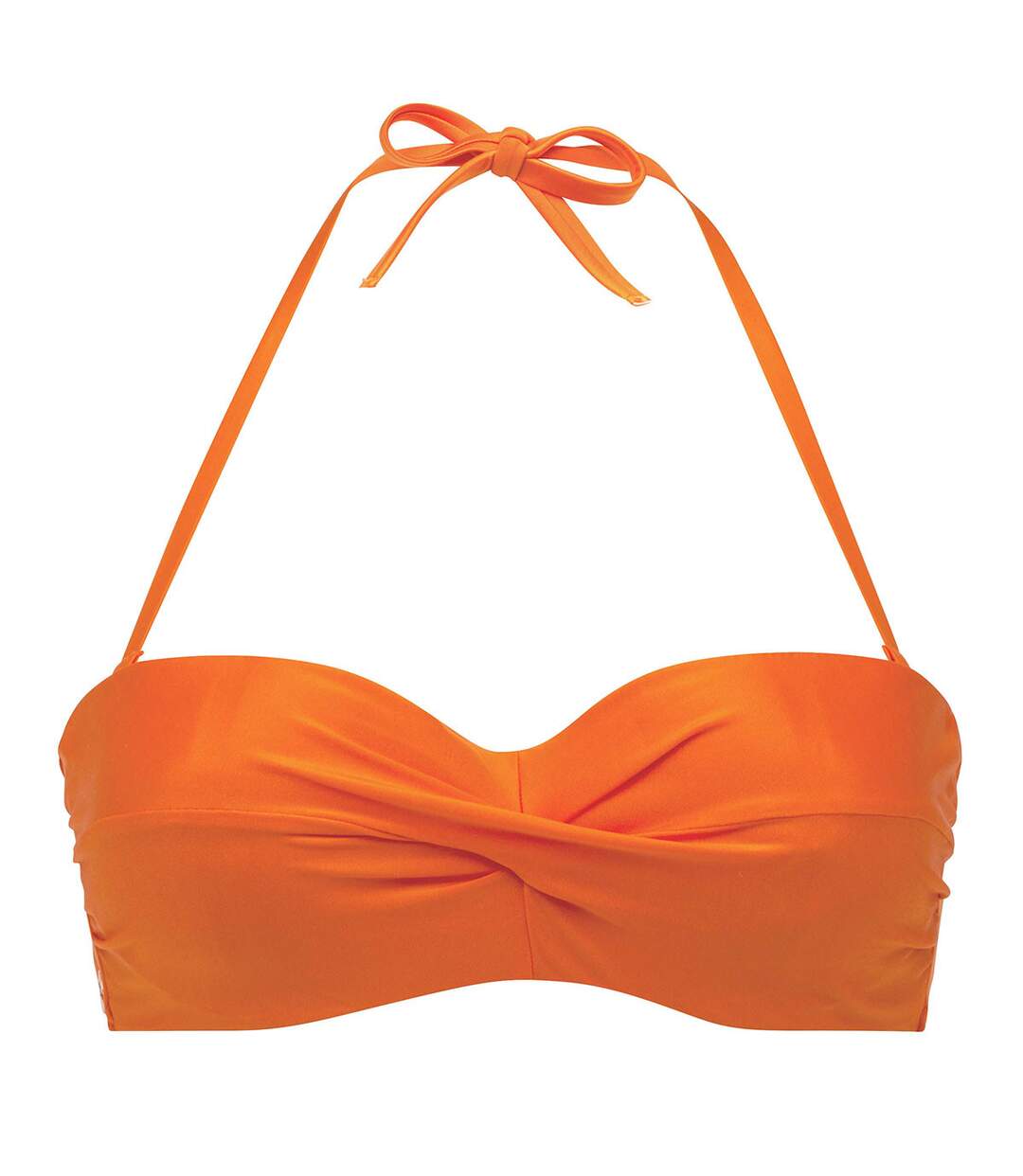 Haut de maillot de bain balconnet orange Reflet-1