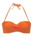 Haut de maillot de bain balconnet orange Reflet-1