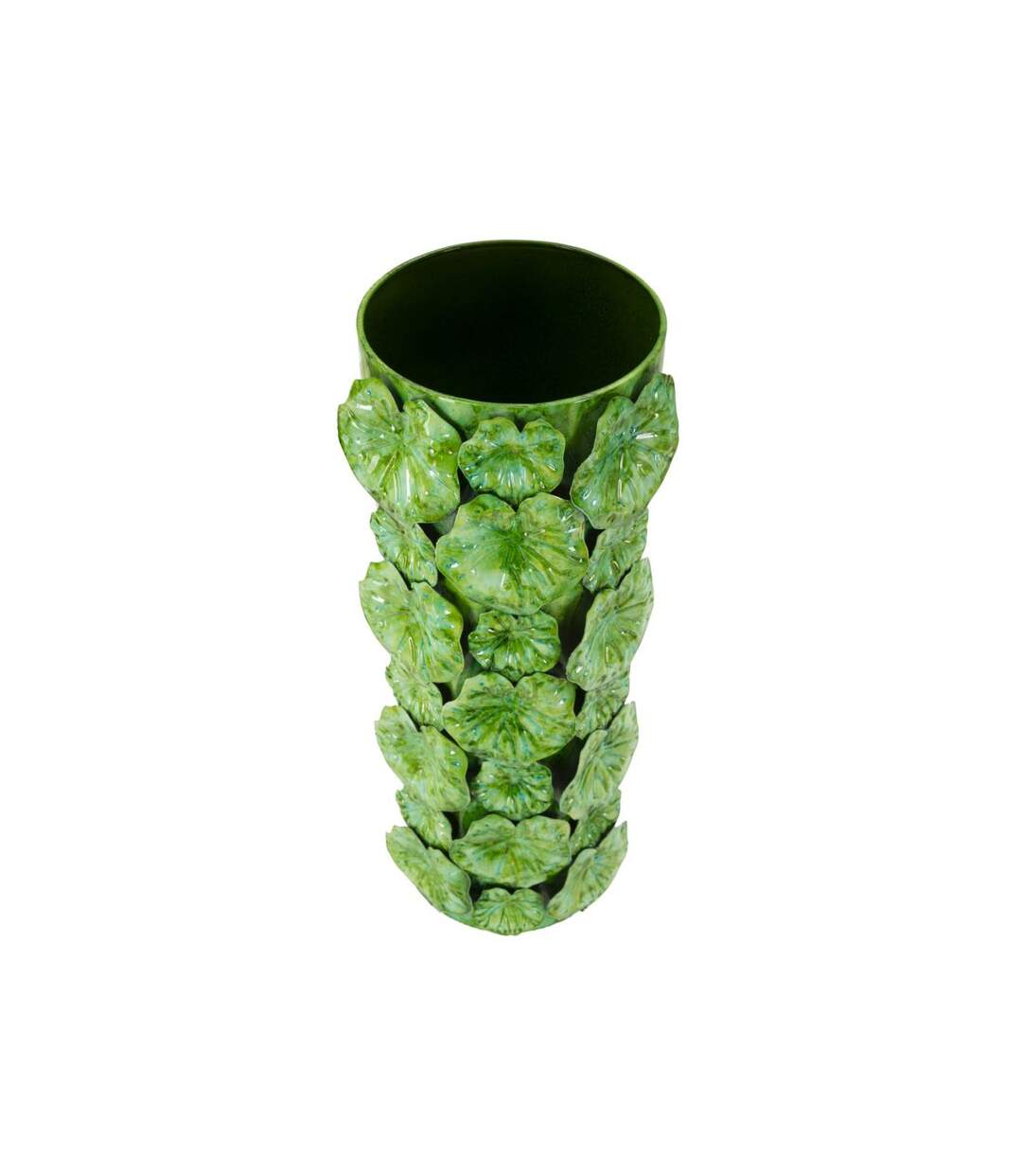 Vase Design Nénuphar Drop 46cm Vert-3