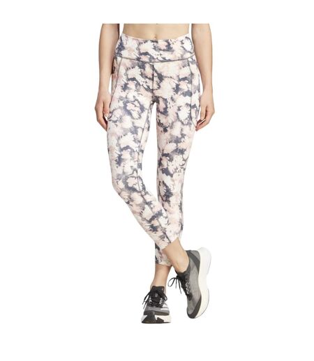 Legging 7/8 Daily Run Femme Rose Gris Adidas