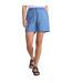 Womens/ladies Astra Chambray Shorts Navy Mountain Warehouse-3