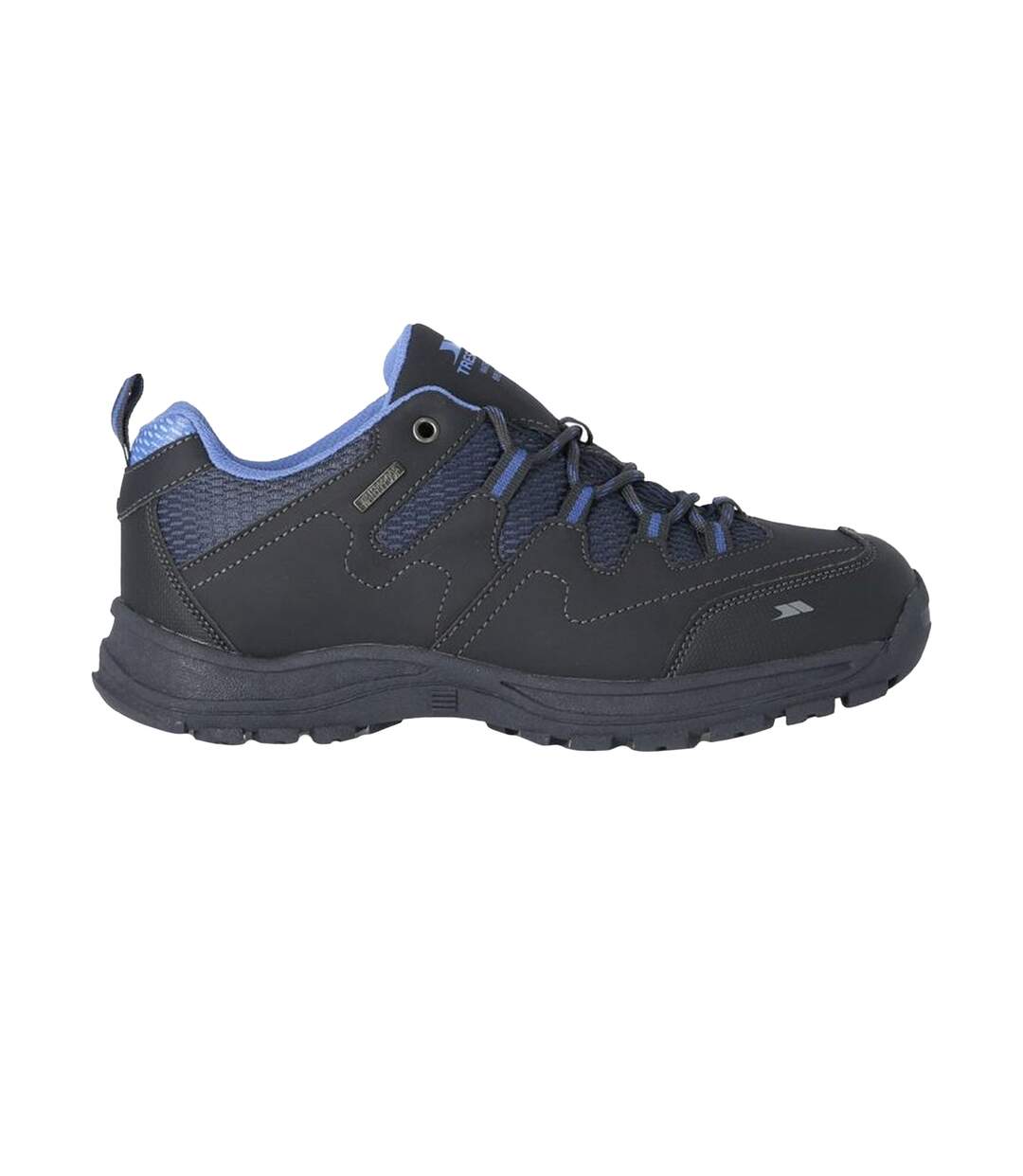 Womens/ladies Mitzi Low Cut Hiking Shoes Charcoal Grey Trespass-1
