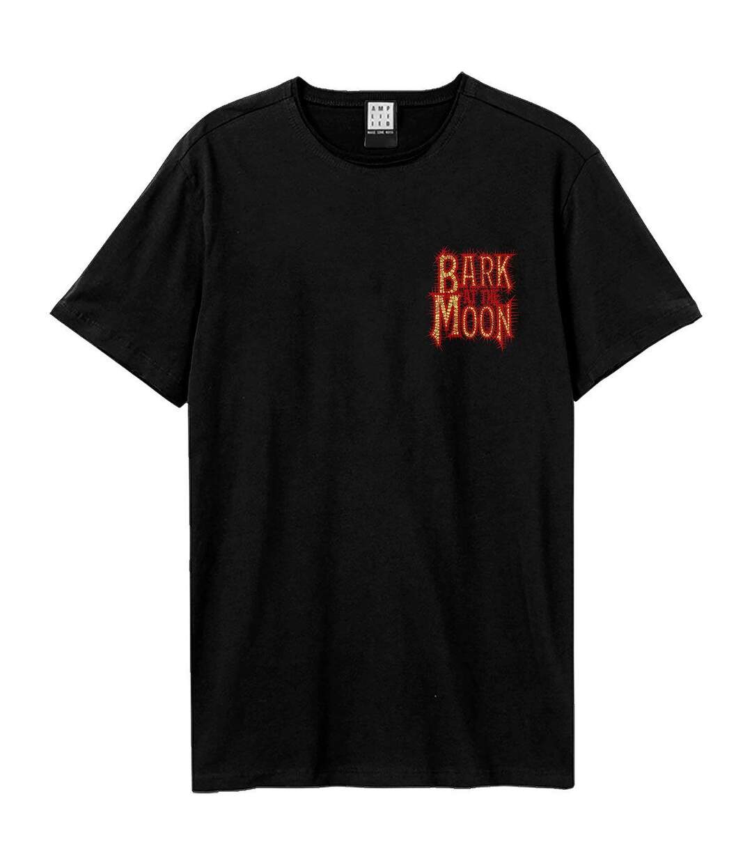 T-shirt Bark At The Moon Adulte Noir Amplified-1