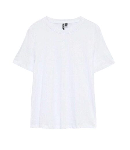T-shirt Manches Courtes Paulina Femme Blanc Vif Vero Moda