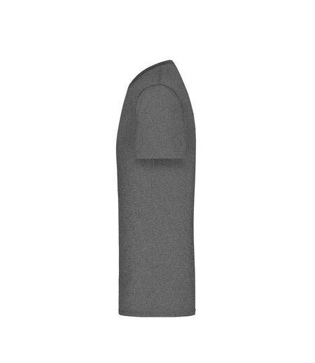 T-shirt Active Homme Foncé Chiné James And Nicholson