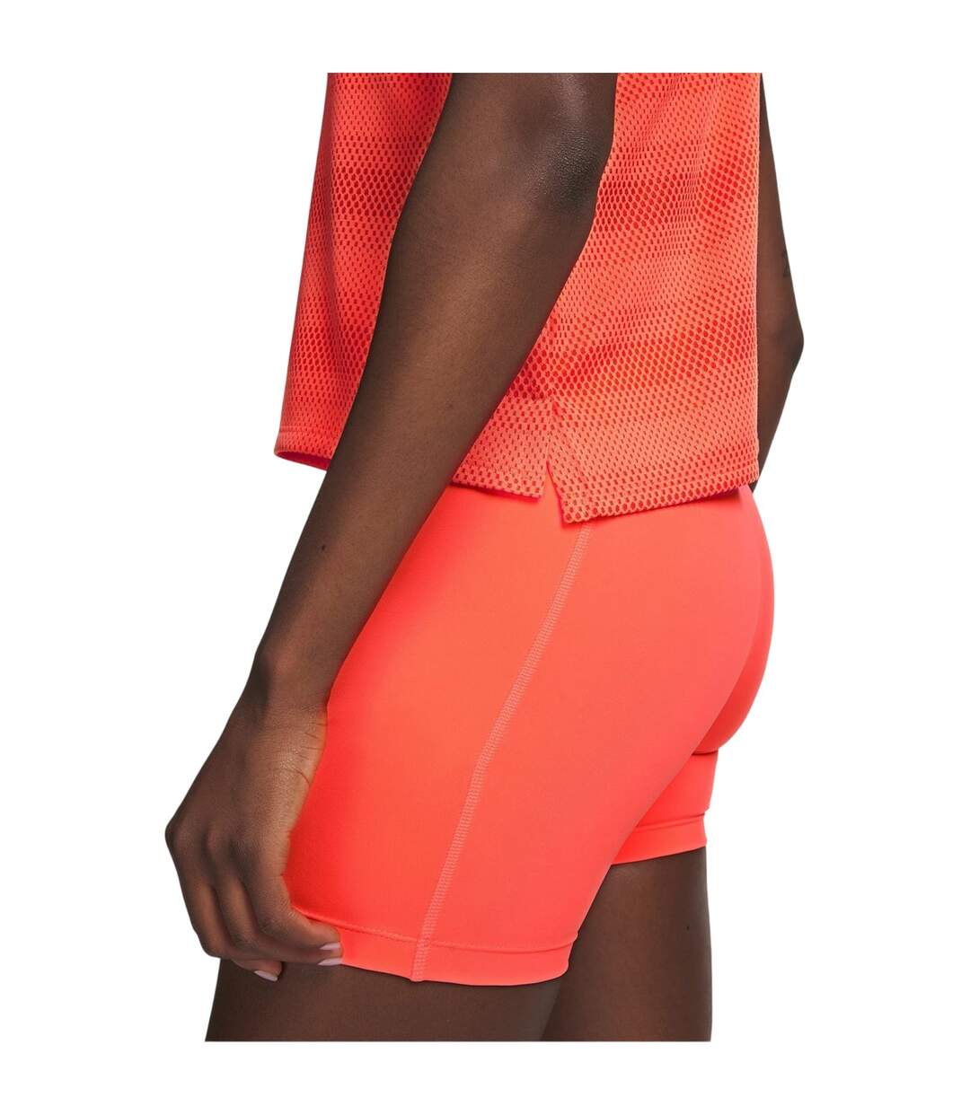 Womens/ladies Velociti Fitted Sleeveless Vest Top Tangerine Under Armour-3