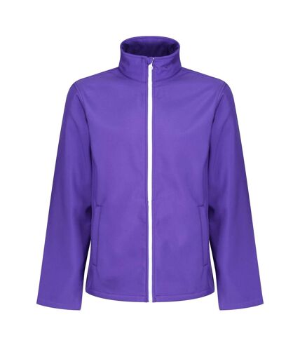 Regatta Standout Mens Ablaze Printable Soft Shell Jacket (Purple/Black) - UTPC3322