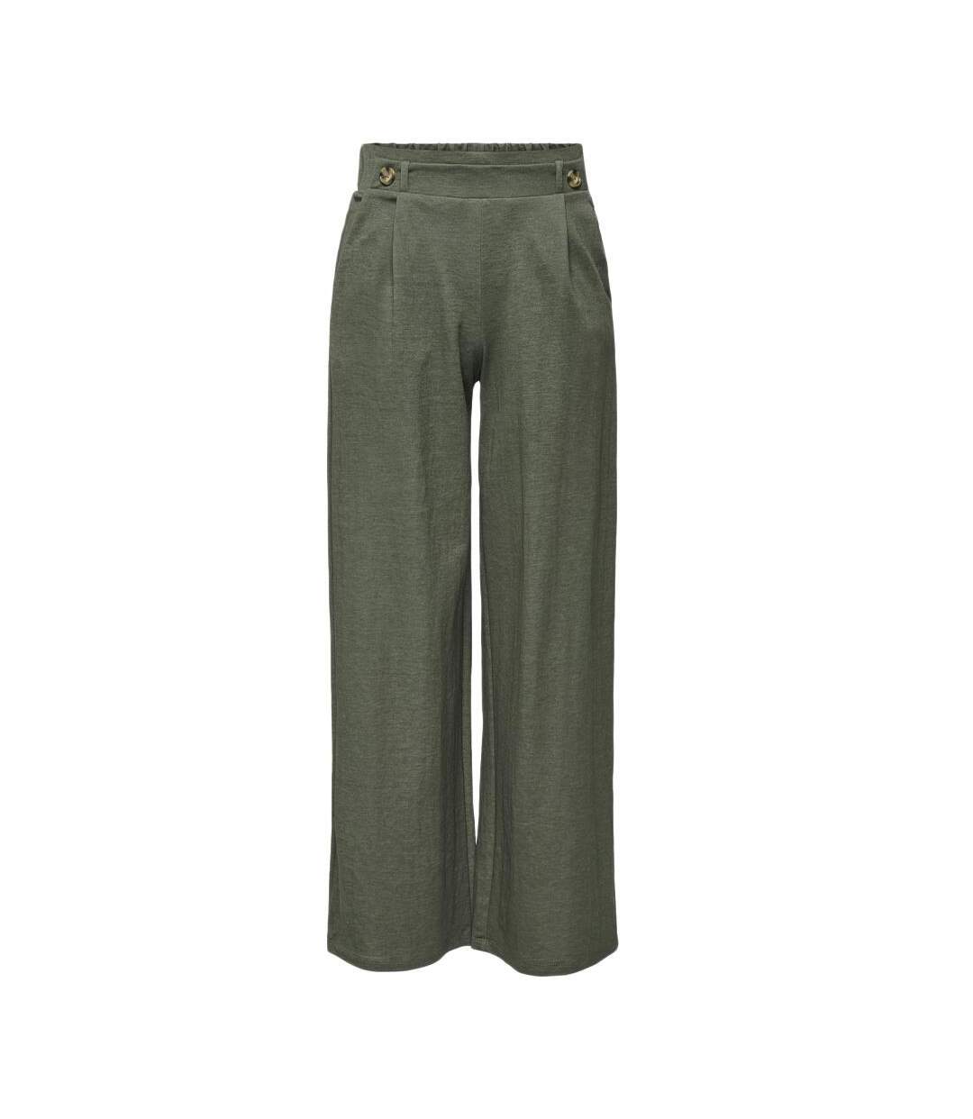 Pantalon fluide kaki foncé femme jdy geggo - xxl-l32-3