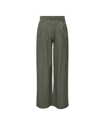 Pantalon fluide kaki foncé femme jdy geggo - xxl-l32