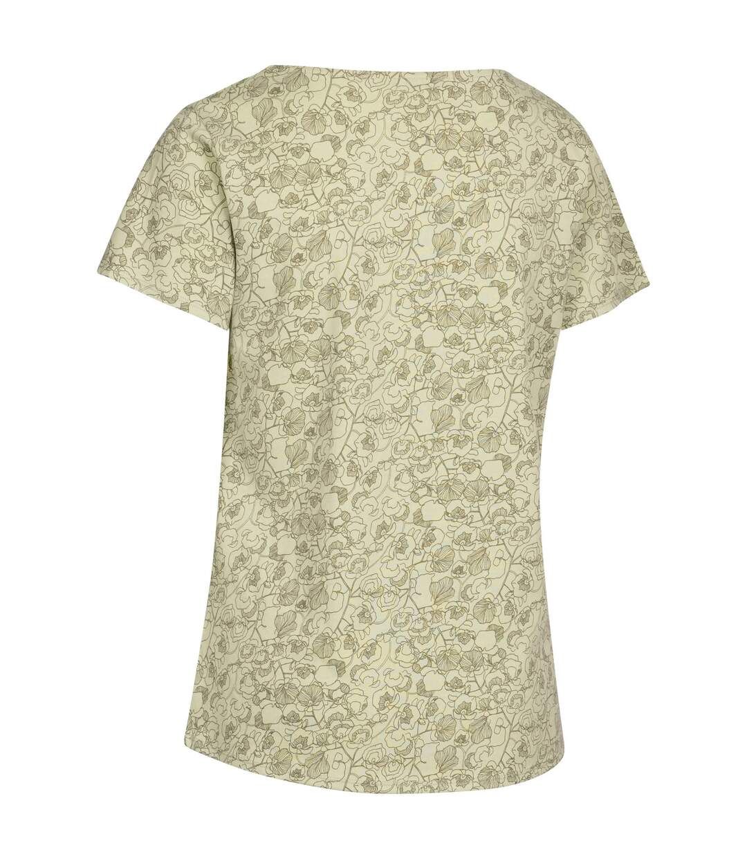 Womens/ladies simona leaves top light sage Trespass-2