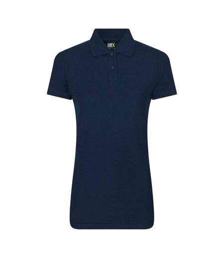 Womens/ladies polo shirt navy PRO RTX