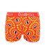 Womens/ladies original pringles boxer shorts red/yellow OddBalls