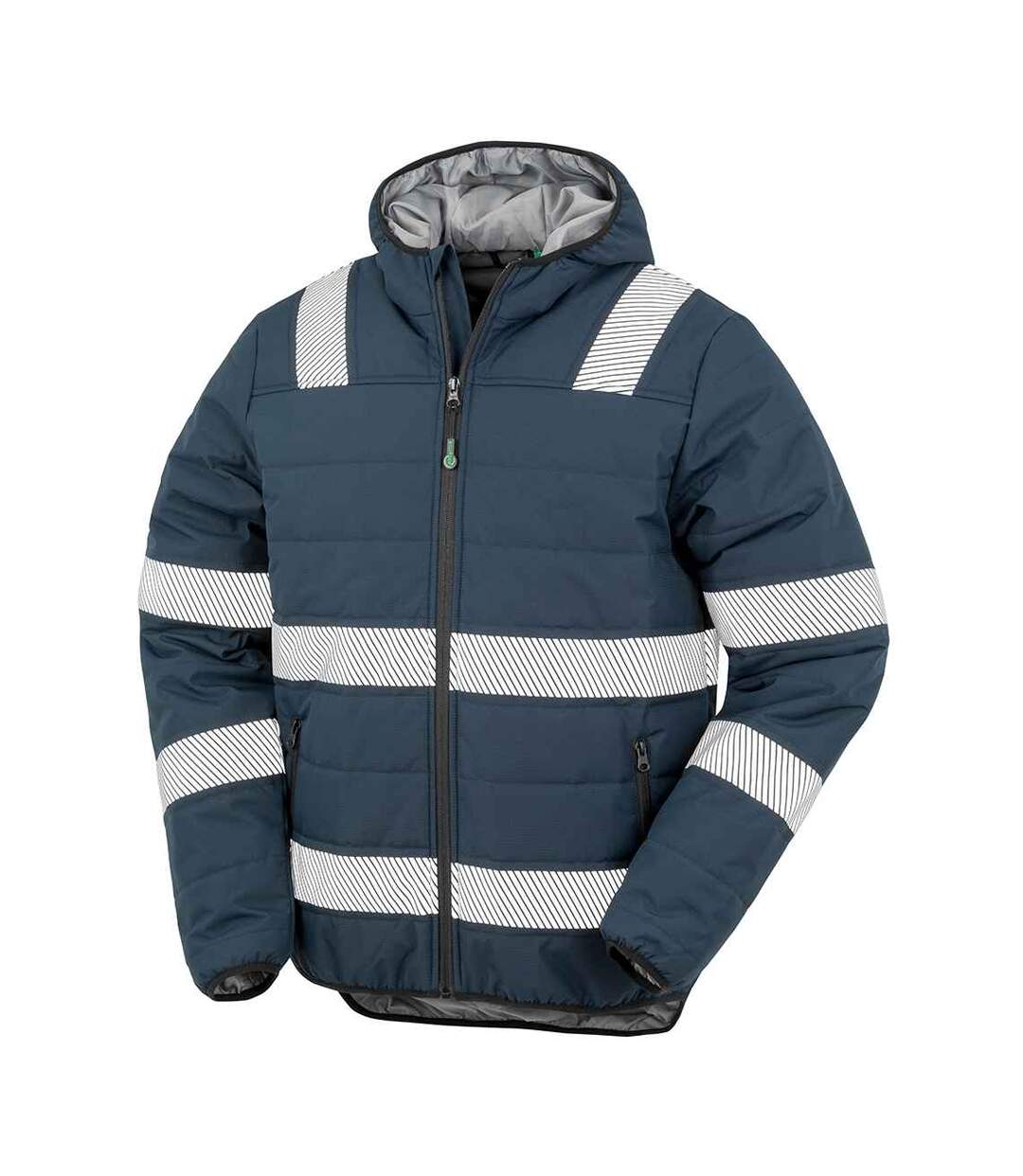 Doudoune Matelassée Adulte Bleu Marine Result Genuine Recycled-1