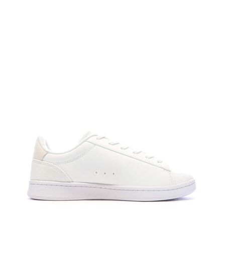Baskets blanches femme lacoste carnaby set 224