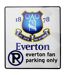 Everton FC - Panneau de stationnement métallique (Blanc/Bleu) (Taille unique) - UTSG1328