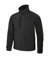 B&C Mens X-Lite 3 Layer Softshell Performance Jacket (Black)