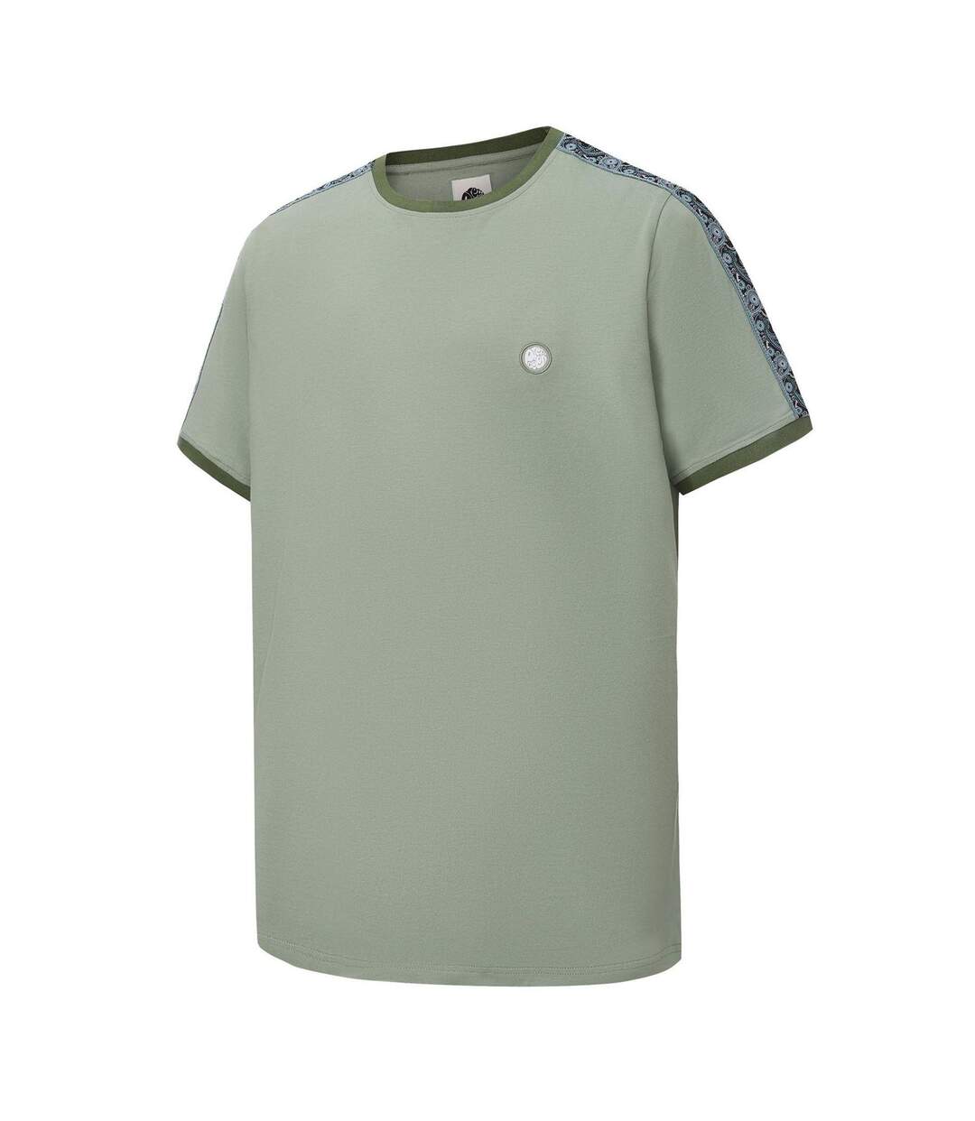 T-shirt Motif/style Cachemire Homme Vert Clair Pretty Green-3
