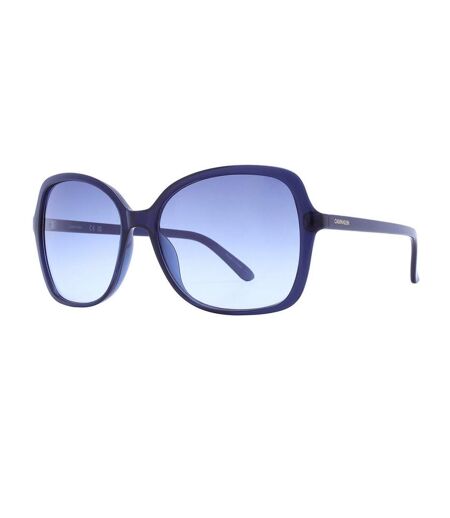 Womens/ladies Gradient Sunglasses One Size Navy Blue Calvin Klein
