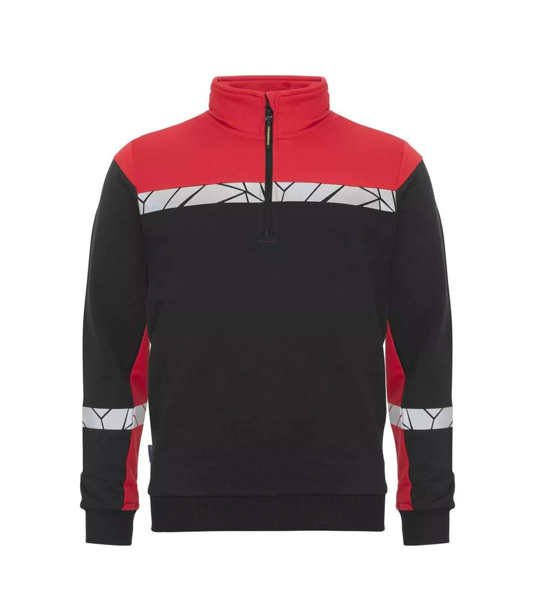 Sweat Progression Homme Noir Rouge Projob-1