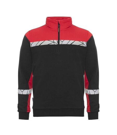 Sweat Progression Homme Noir Rouge Projob