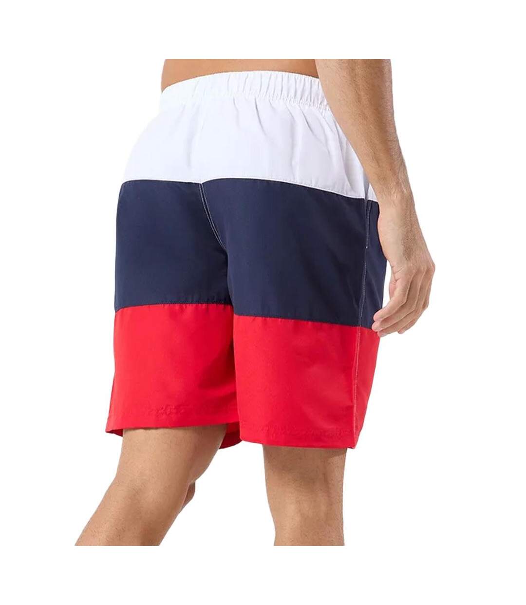 Short de bain marine/blanc/rouge homme fila swim-2