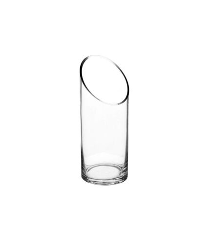 Vase en Verre Cylindrique 25cm Transparent