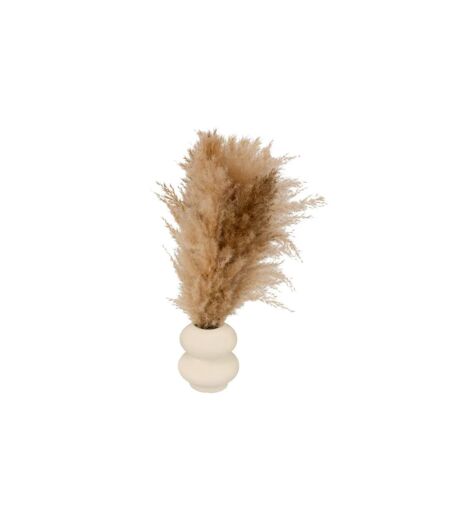 Composition Pampa Artificielle Glen 42cm Blanc