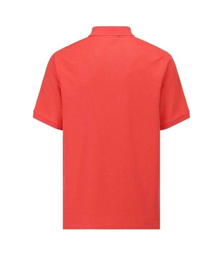 Polo Motif/style Logo Brodé Homme Corail Foncé Slazenger