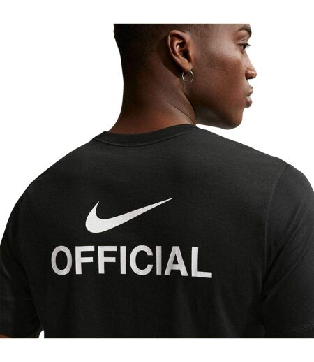 T-shirt Motif/style Swoosh Sportswear Homme Noir Nike