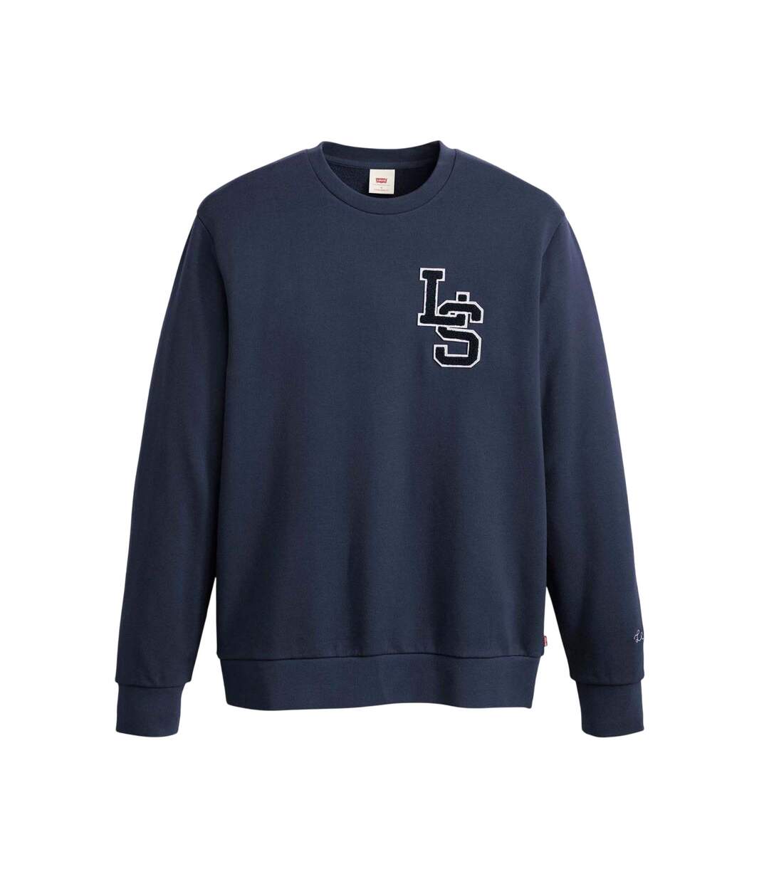 Sweat Manches Longues Style Facteur Homme Bleu Marine Levis-2