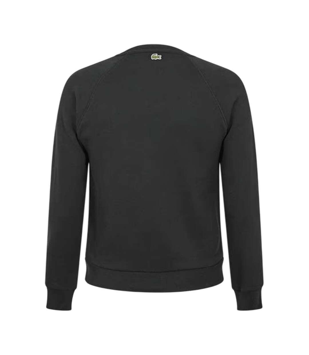 Womens/ladies Embroidered Logo Relaxed Fit Sweatshirt Black Lacoste-3