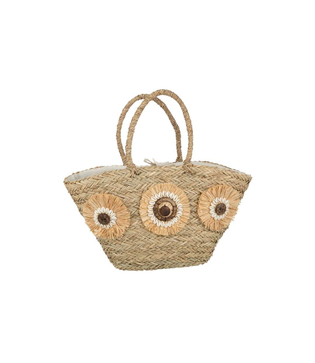 Sac de Plage Tournesols Bali Bliss 59cm Naturel-1