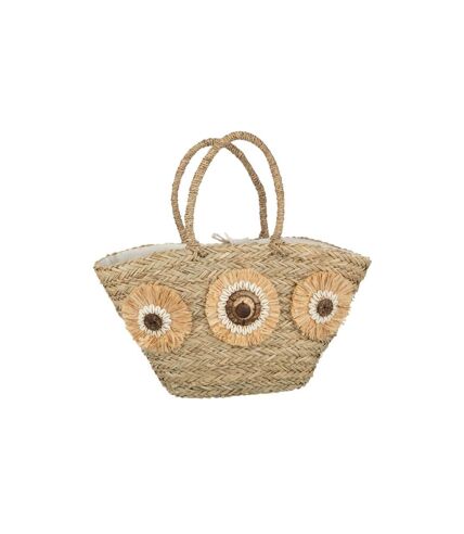 Sac de Plage Tournesols Bali Bliss 59cm Naturel