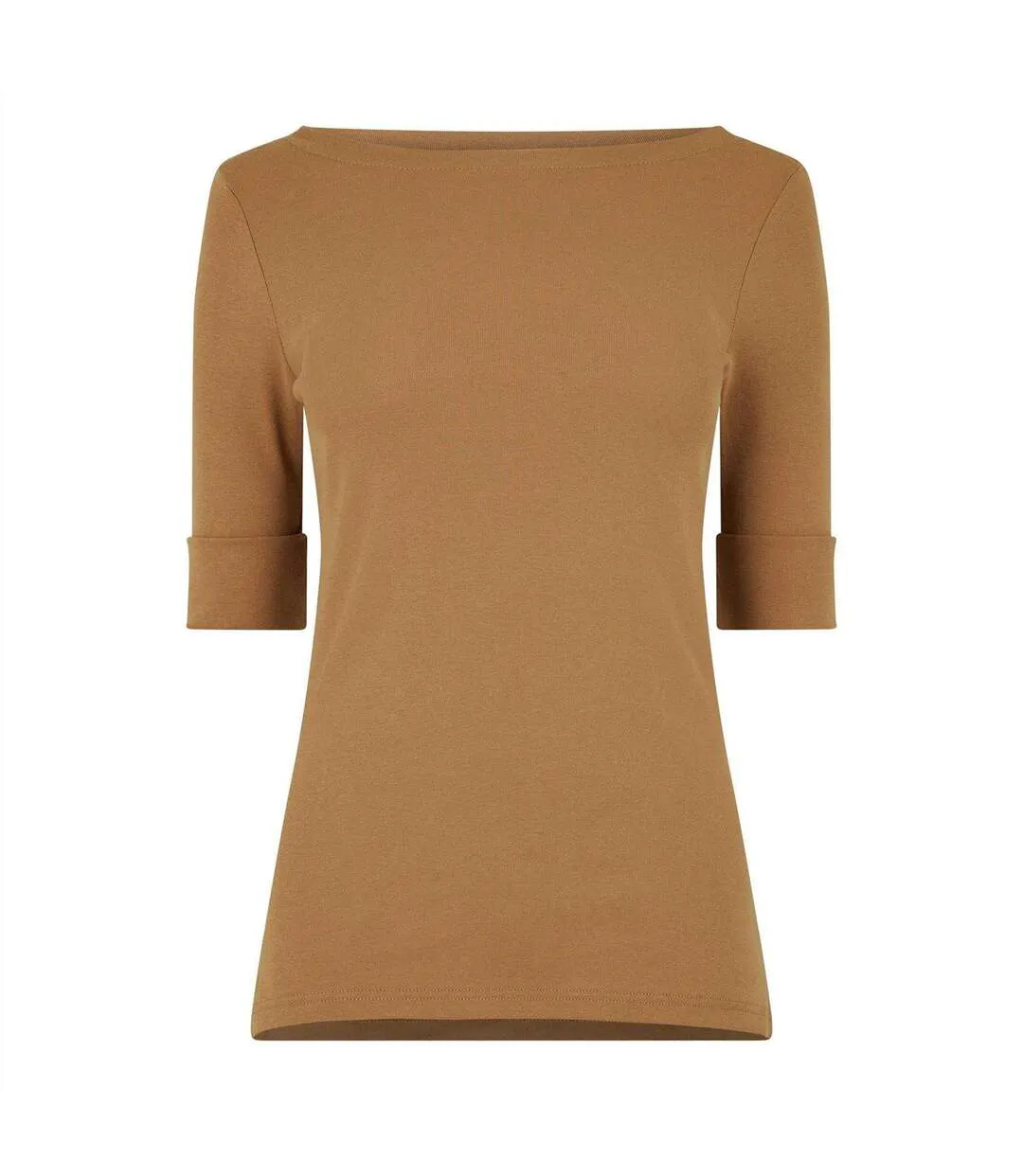 T-shirt Lauren Judy Femme Marron Clair Ralph Lauren-1