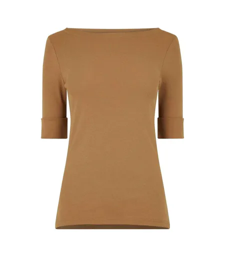 T-shirt Lauren Judy Femme Marron Clair Ralph Lauren