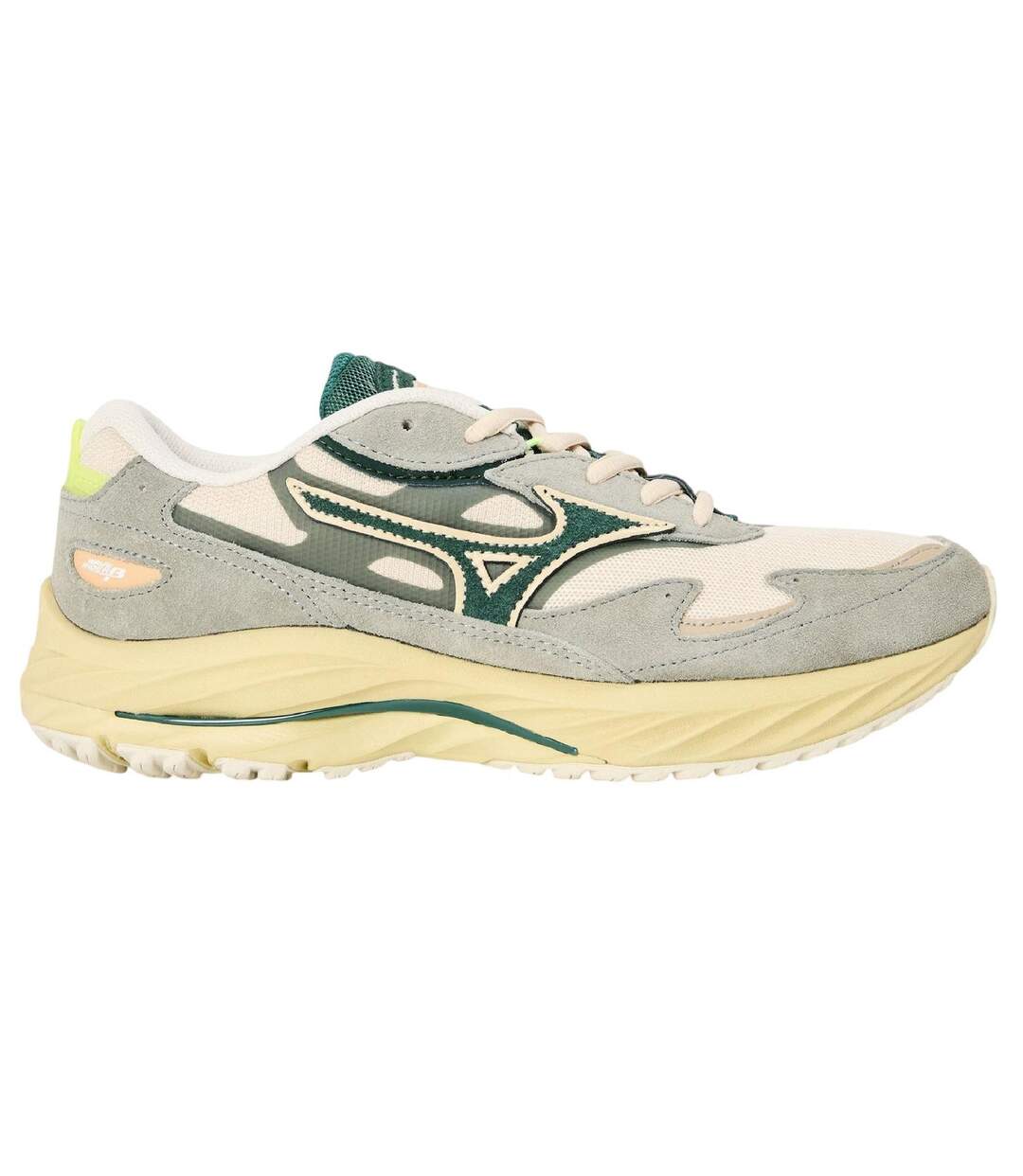 Baskets Wave Rider Beta Sportstyle Homme Blanc Vert Mizuno-1